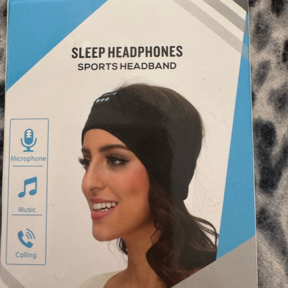 Sleep Headphones Sports Headband - Black
